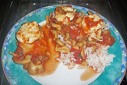Putenschnitzel mit Mozarella 4