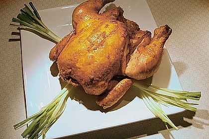 Asiatisches F&uuml;nf - Kr&auml;uter - R&auml;ucherhuhn