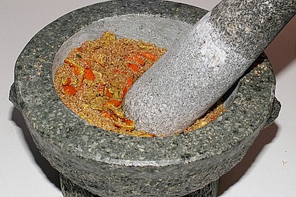 Asiatisches F&uuml;nf - Kr&auml;uter - R&auml;ucherhuhn 5