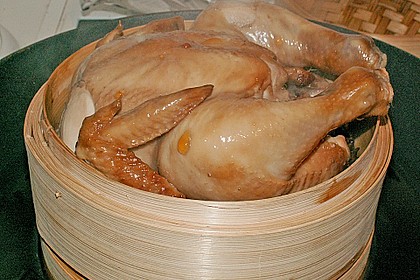 Asiatisches F&uuml;nf - Kr&auml;uter - R&auml;ucherhuhn 6