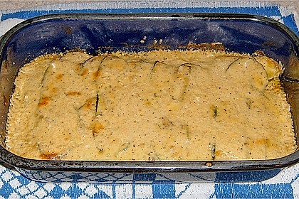 Gebratene Zucchini mit K&auml;se