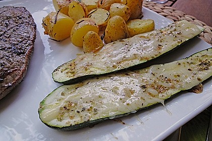 Gebratene Zucchini mit K&auml;se 3
