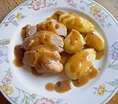 H&auml;hnchenbrust mit Champignon - Sauce (Bild)