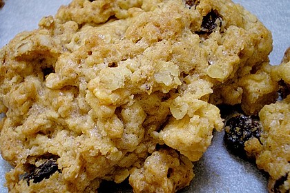 Apfel - Rum - Rosinen Cookies 10