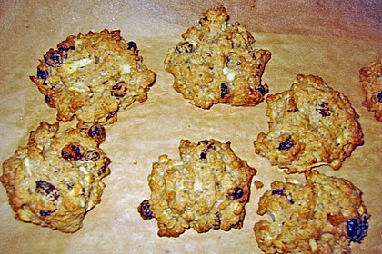 Apfel - Rum - Rosinen Cookies 14