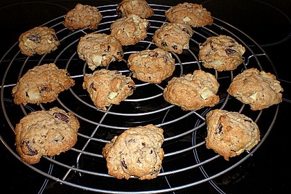 Apfel - Rum - Rosinen Cookies 3
