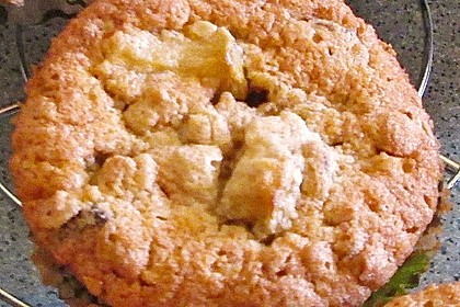 Apfel - Rum - Rosinen Cookies 17