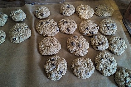 Apfel - Rum - Rosinen Cookies 1