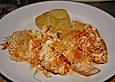 &Uuml;berbackenes Sauerkraut