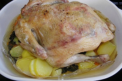 Pikantes H&auml;hnchen im Bratschlauch 1