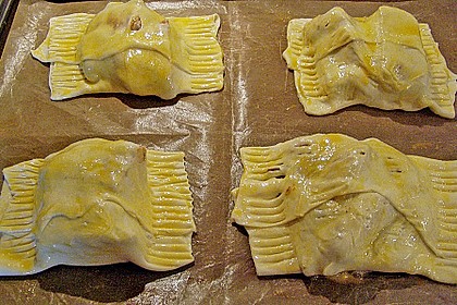 Putenschnitzel in Bl&auml;tterteig mit Karotten - Erbsen - Gem&uuml;se 3