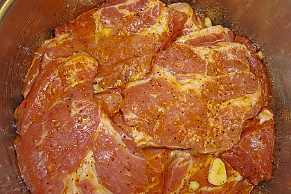 SABO - Nackensteaks in Honig Knoblauch Marinade 7