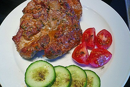 SABO - Nackensteaks in Honig Knoblauch Marinade 1