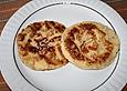 Apfel - Pancakes mit Ahornsirup