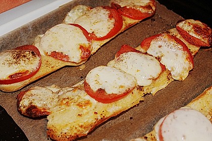 Mozzarella - Baguettes &uuml;berbacken 2