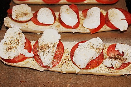 Mozzarella - Baguettes &uuml;berbacken 3