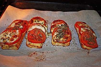 Mozzarella - Baguettes &uuml;berbacken 5