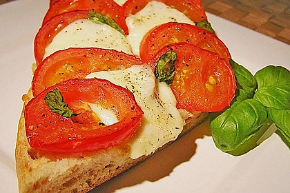 Mozzarella - Baguettes &uuml;berbacken