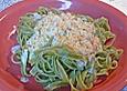 Spaghetti mit roten Linsen