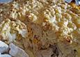 Putenstreifen mit Mais und Banane &uuml;berbacken