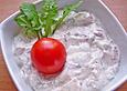 Kartoffeln mit Tomaten - Rucola - Quark