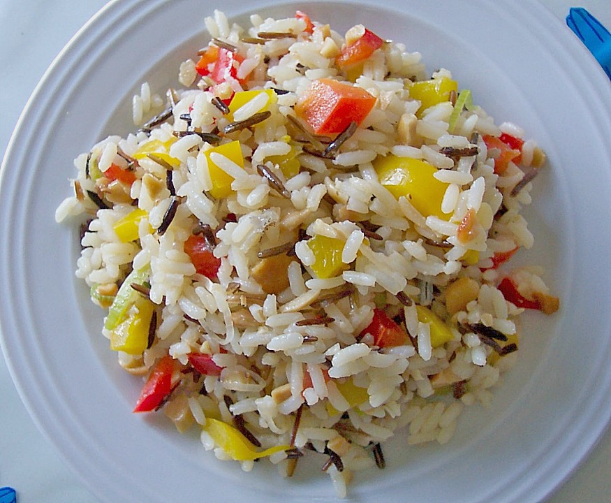 Salat aus wildem Reis mit Cashewkernen (Rezept mit Bild) | Chefkoch.de