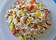 Salat aus wildem Reis mit Cashewkernen