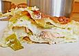 Porree - Lachs - Lasagne