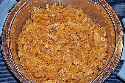 Geschnetzeltes mit Wei&szlig;kohl 1