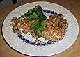 Lachsfilet mit Haselnusskruste