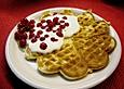 Fettarme Waffeln