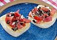 Tomaten - Oliven - Bruschetta