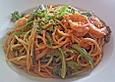 Garnelen - Rucola - Spaghetti