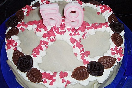 Melanies Nougat - Marzipan - Torte 7