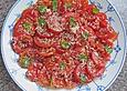 Tomatensalat mit Soja - Honig - Sauce