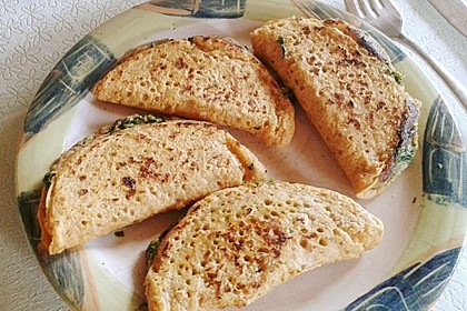 Pfannkuchen aus roten Linsen 7