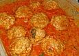 Hackb&auml;llchen in fruchtig - scharfer Tomatensauce mit Koriander