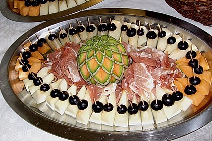 Melone mit  Parmaschinken 2