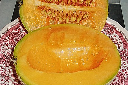 Melone mit  Parmaschinken 4