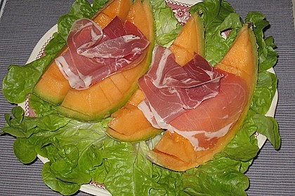 Melone mit  Parmaschinken 6