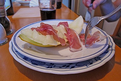 Melone mit  Parmaschinken 7