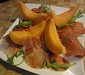 Melone mit  Parmaschinken (Bild)