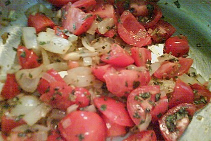 Bandnudeln mit frischen Tomaten, Mozzarella und Basilikum 5