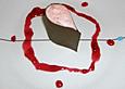 Schokoladentr&auml;nen mit Erdbeermousse