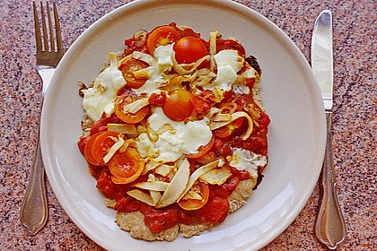 Binchens leichte Pfannenpizza