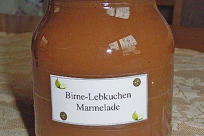 Birnen - Lebkuchen - Marmelade 2
