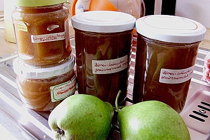 Birnen - Lebkuchen - Marmelade 3