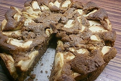 Apfel - Schokoladen - Kuchen 3