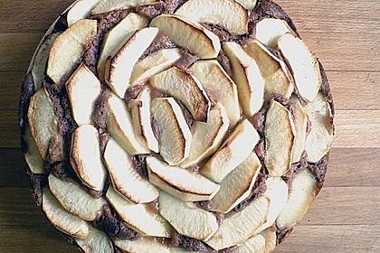 Apfel - Schokoladen - Kuchen 4