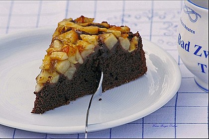 Apfel - Schokoladen - Kuchen 2